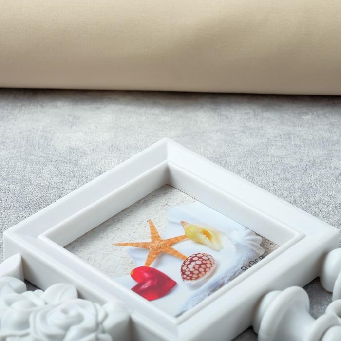 Фоторамка пластик на 6 фото 9х9, 9х13, 10х15 см  Фоторамка пластик на 6 фото 9х9, 9х13, 10х15 см "Цветочная арка" белая 29х35 см