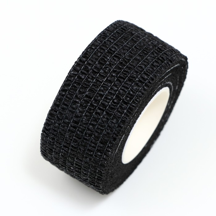 Бинт самофиксирующийся с горькой пропиткой, 2,5 см, макс. растяжимость 4,5 м, черный Бинт самофиксирующийся с горькой пропиткой, 2,5 см, макс. растяжимость 4,5 м, черный