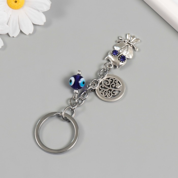 Брелок от сглаза металл Брелок от сглаза металл "Сова с деревом" 7,5 см