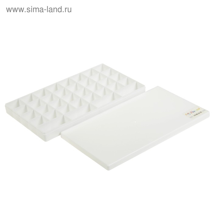 Пенал для красок, 36 ячеек, размер ячейки 3 х 3 см Пенал для красок, 36 ячеек, размер ячейки 3 х 3 см