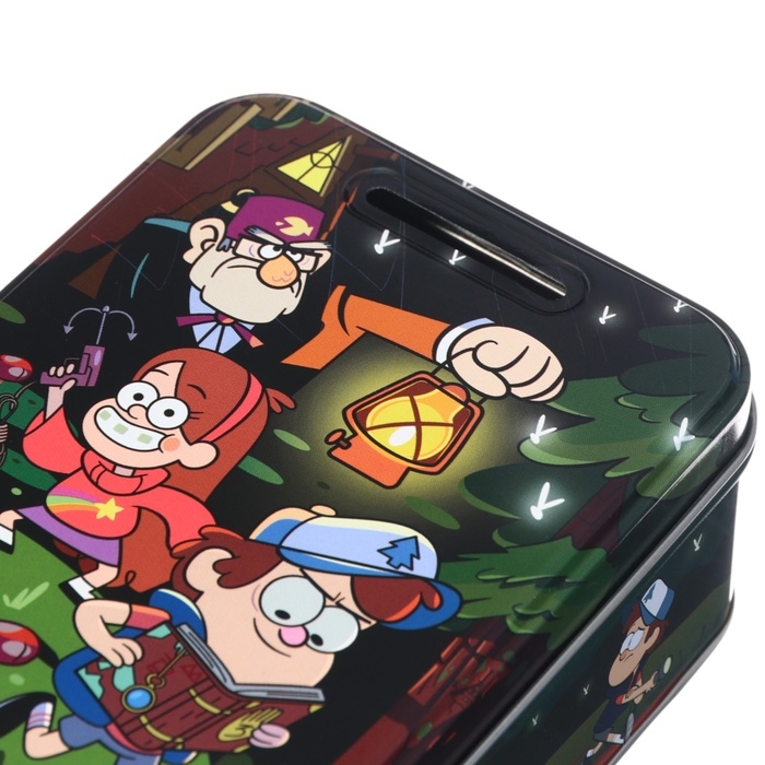 Копилка 14х10х5.8 см, металл, Гравити Фолз Копилка 14х10х5.8 см, металл, Гравити Фолз