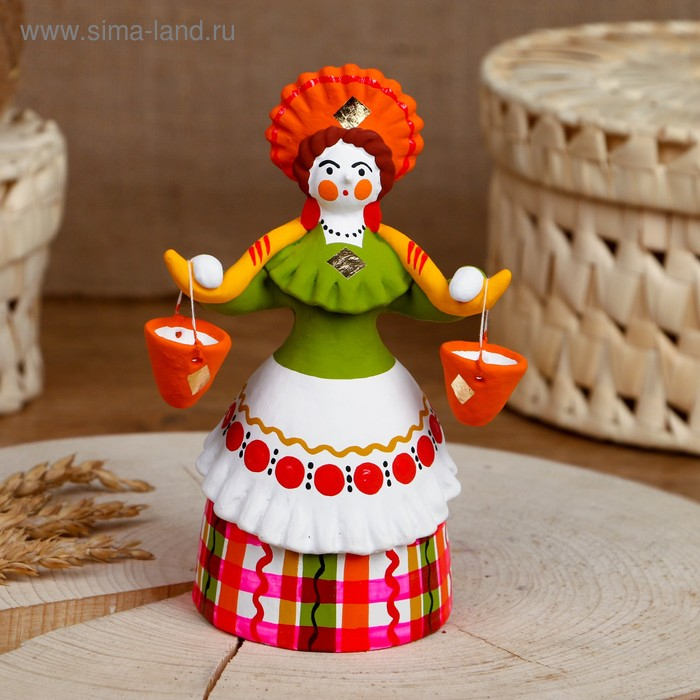 Дымковская игрушка  Дымковская игрушка "Барыня-водоноска"