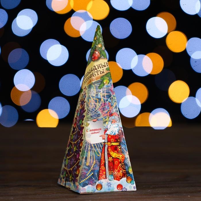 Новый год. Набор шоколадных конфет «Ёлочка», синяя, 105 г Новый год. Набор шоколадных конфет «Ёлочка», синяя, 105 г