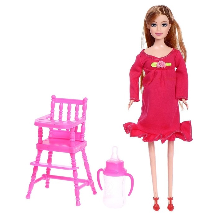 Кукла-модель «Наташа» беременная, с аксессуарами, МИКС Кукла-модель «Наташа» беременная, с аксессуарами, МИКС