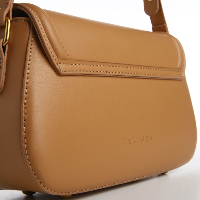 Сумка женская TEXTURA, мессенджер, средний размер, цвет темно-бежевый Сумка женская TEXTURA, мессенджер, средний размер, цвет темно-бежевый