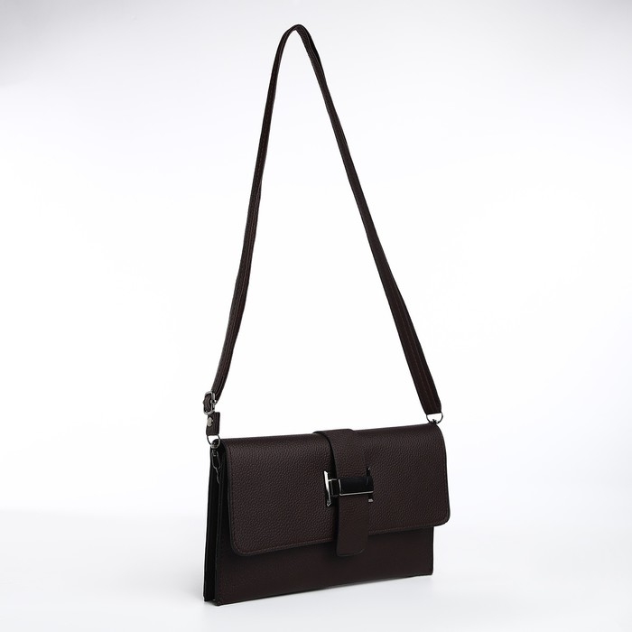 Сумка женская на магните, цвет коричневый Сумка женская на магните, цвет коричневый