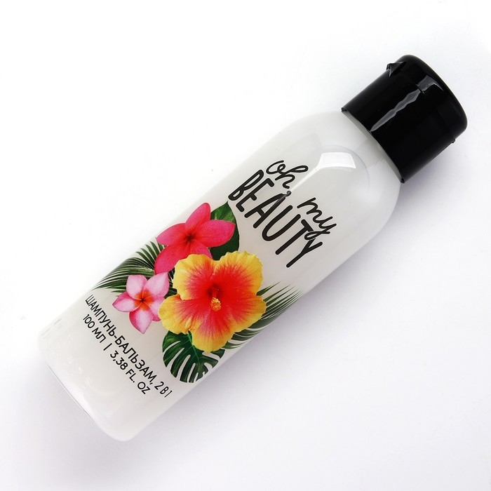 Шампунь-бальзам 2в1 Oh, my beauty, 100 мл, BEAUTY FOX Шампунь-бальзам 2в1 Oh, my beauty, 100 мл, BEAUTY FOX