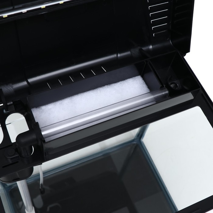 Аквариум SeaStar LS-380F в комплекте: LED-лампа, фильтр, 30 л, черный Аквариум SeaStar LS-380F в комплекте: LED-лампа, фильтр, 30 л, черный