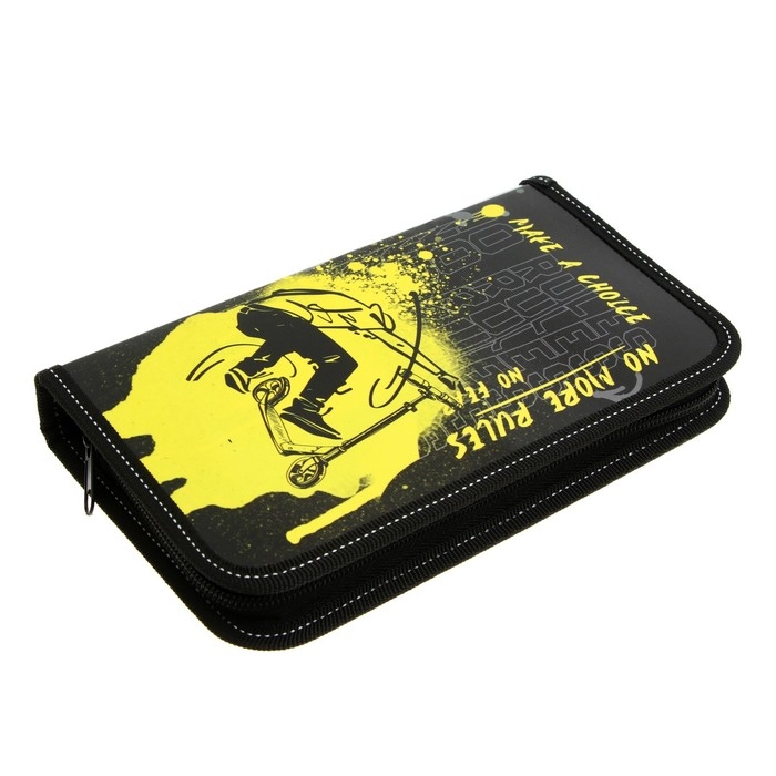 Пенал 1 секция 115 х 205 х 30 мм, Calligrata Пенал 1 секция 115 х 205 х 30 мм, Calligrata "Урбан", ламинированный картон