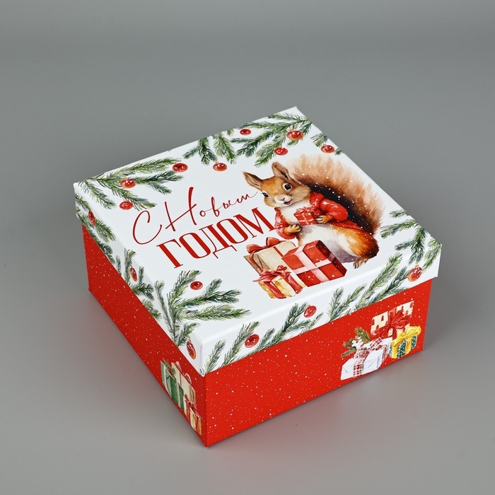 Набор новогодних подарочных коробок 10 в 1 «Уютный Новый год», 10 х10 х 6–28 х 28 х 15 см, Новый год Набор новогодних подарочных коробок 10 в 1 «Уютный Новый год», 10 х10 х 6–28 х 28 х 15 см, Новый год