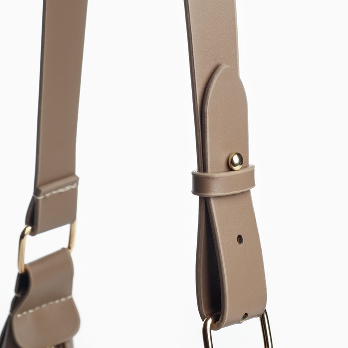 Сумка женская из искусственной кожи, 22х23х6 см, коричневый цвет Сумка женская из искусственной кожи, 22х23х6 см, коричневый цвет