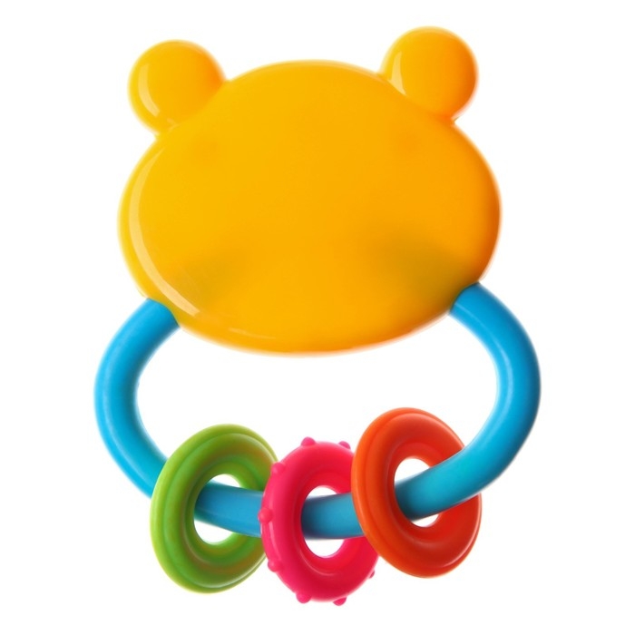 Погремушка «Мишка с колечками», Крошка Я Погремушка «Мишка с колечками», Крошка Я