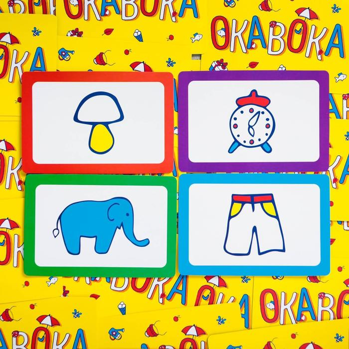 Настольная подвижная игра «ОКАВОКА» с текстильным полем, 50 карт, 3+ Настольная подвижная игра «ОКАВОКА» с текстильным полем, 50 карт, 3+