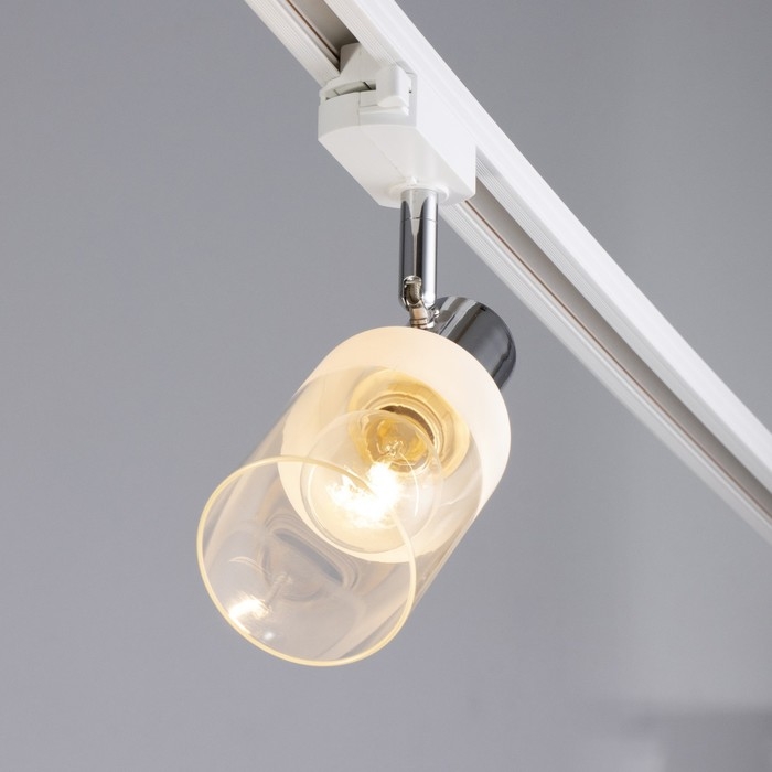 Светильник трековый Светильник трековый "Анабель" Е14 40Вт белый 16х8х18см