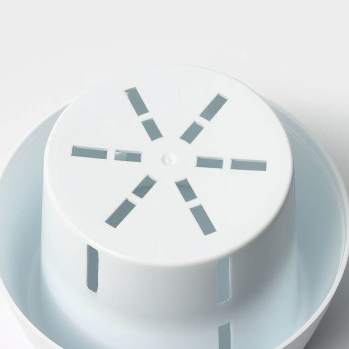 Горшок для цветов с поддоном «Япония», 450 мл, d=12 см, h=10 см, цвет белый Горшок для цветов с поддоном «Япония», 450 мл, d=12 см, h=10 см, цвет белый