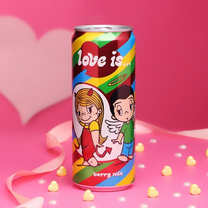 Вода газированная Love is «Ягодный микс», 330 мл Вода газированная Love is «Ягодный микс», 330 мл