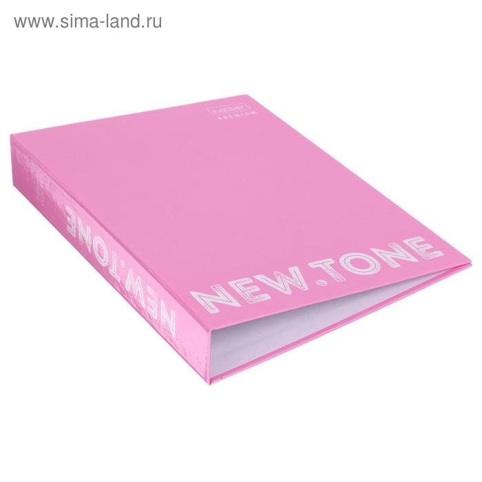 Папка на 2 кольцах А5, Hatber NEWtone, 35 мм, 1500 мкм, розовая, с рисунком Папка на 2 кольцах А5, Hatber NEWtone, 35 мм, 1500 мкм, розовая, с рисунком