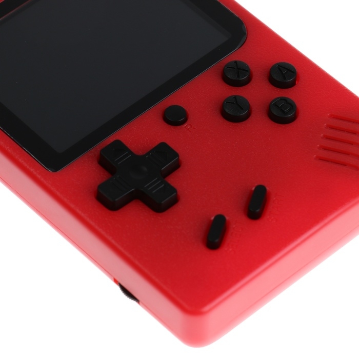 Игровая приставка 400 в 1, AV кабель, 8 бит, красная