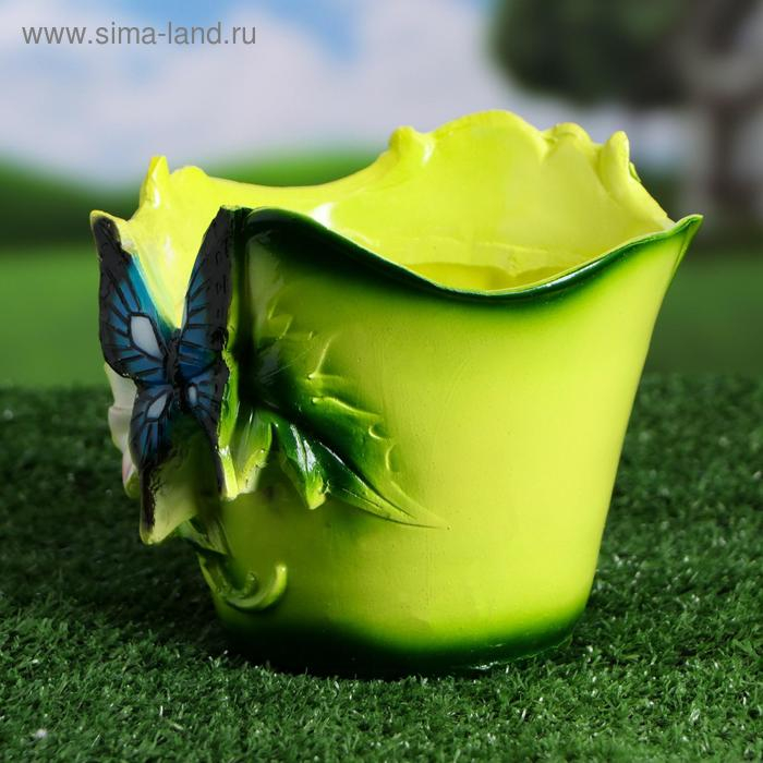 Фигурное кашпо Фигурное кашпо "Бабочка" малая 16х14см