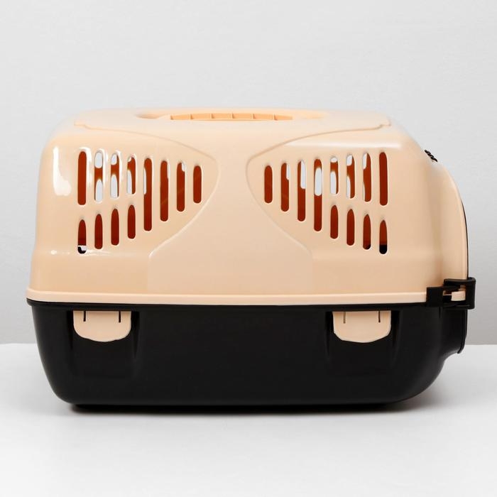 Переноска для животных  Переноска для животных "Сириус", 33,5 х 31 х 50 см, до 5 кг, цвет бежевый