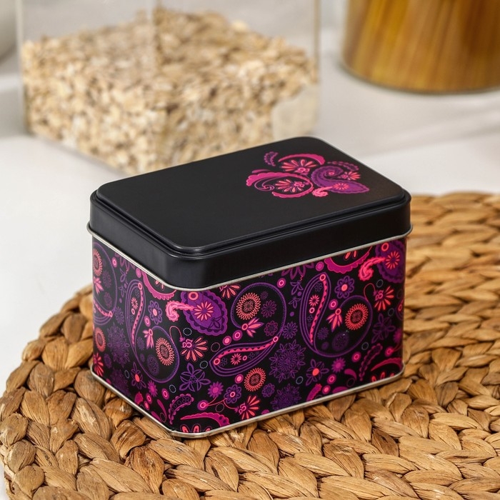 Банка для сыпучих продуктов «Бута», 400 мл, цвет лиловый