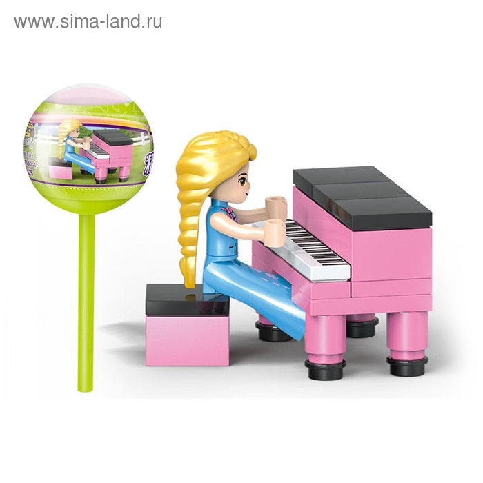 Конструктор в чупсе &laquo;Девчонки&raquo;, 6 видов МИКС