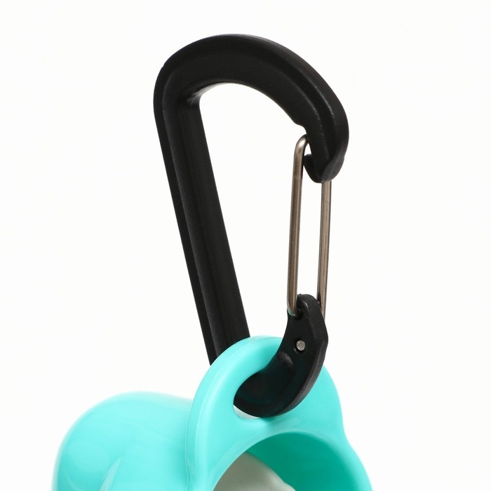 Поилка прогулочная фигурная, 500 мл, с мягким носиком, бирюзовая Поилка прогулочная фигурная, 500 мл, с мягким носиком, бирюзовая