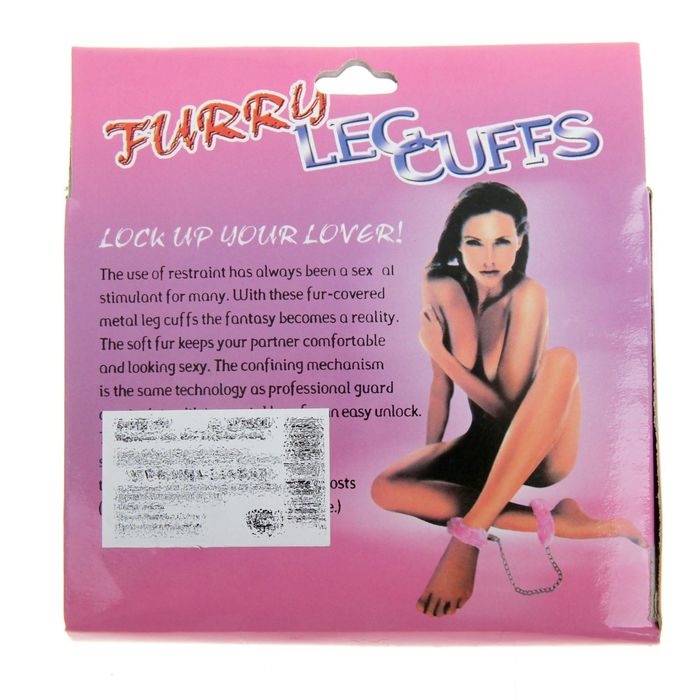 Наручники с мехом, на цепочке, цвета МИКС Наручники с мехом, на цепочке, цвета МИКС