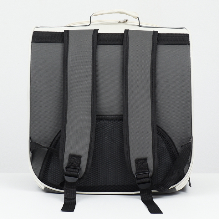 Рюкзак-переноска для кошек и собак, 39 х 40 х 25 см, серый Рюкзак-переноска для кошек и собак, 39 х 40 х 25 см, серый