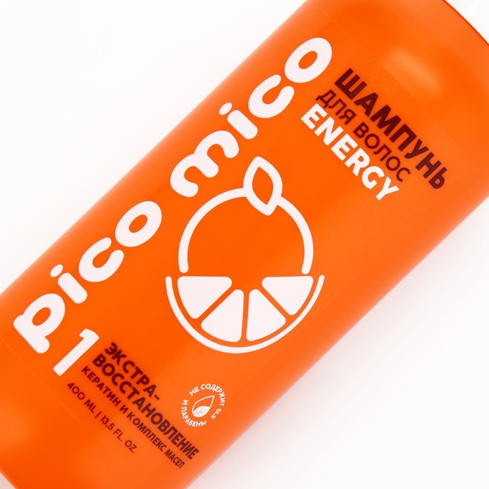 Шампунь с кератином и комплексом масел, экстравосстановление, 400 мл, PICO MICO Шампунь с кератином и комплексом масел, экстравосстановление, 400 мл, PICO MICO