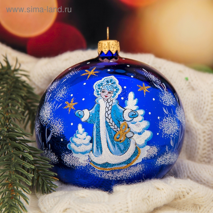 Шар Шар "Снегурочка" 9,5 см микс