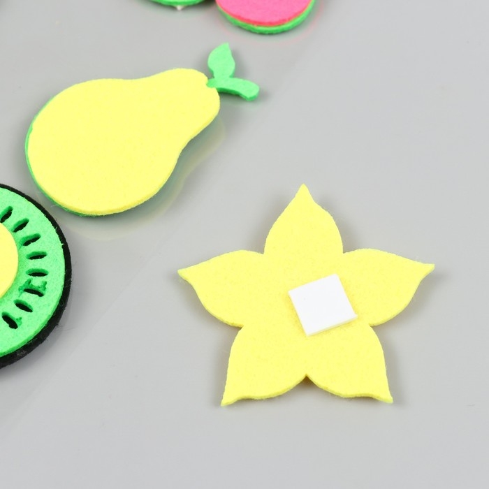 Наклейка фетр Наклейка фетр "Фрукты" 21х12,3 см