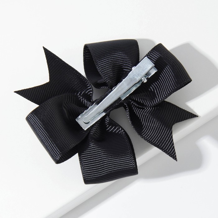 Заколка для волос с бантом «Котик« 10 х 14 см Заколка для волос с бантом «Котик« 10 х 14 см