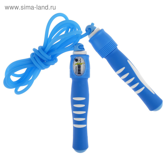 Скакалка ONLYTOP, со счётчиком, 3 м, d=0,6 см, цвета МИКС