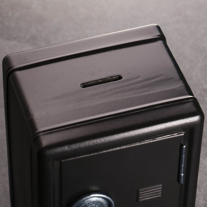 Копилка Копилка "Сейф" черный, 12х10х18см