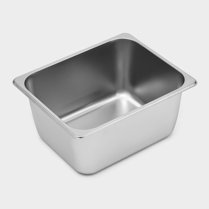 Гастроемкость 1/2 из нержавеющей стали, 150 мм, 32,5&times;26,5&times;15 см