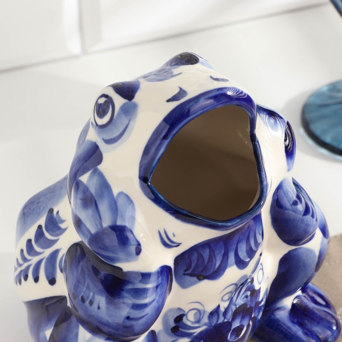 Салфетница Салфетница "Лягушка", гжель