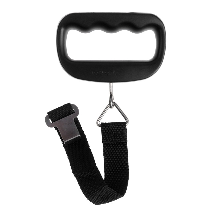 Весы багажные Luazon LVU-06, до 50 кг, чёрные, лента Весы багажные Luazon LVU-06, до 50 кг, чёрные, лента