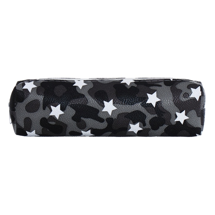 Пенал школьный на молнии Calligrata Пенал школьный на молнии Calligrata "Миллитари", серый