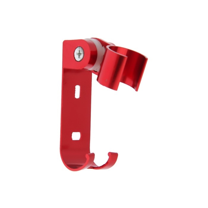 Держатель для душевой лейки ZEIN Z69, регулируемый с крючком, алюминий, красный Держатель для душевой лейки ZEIN Z69, регулируемый с крючком, алюминий, красный