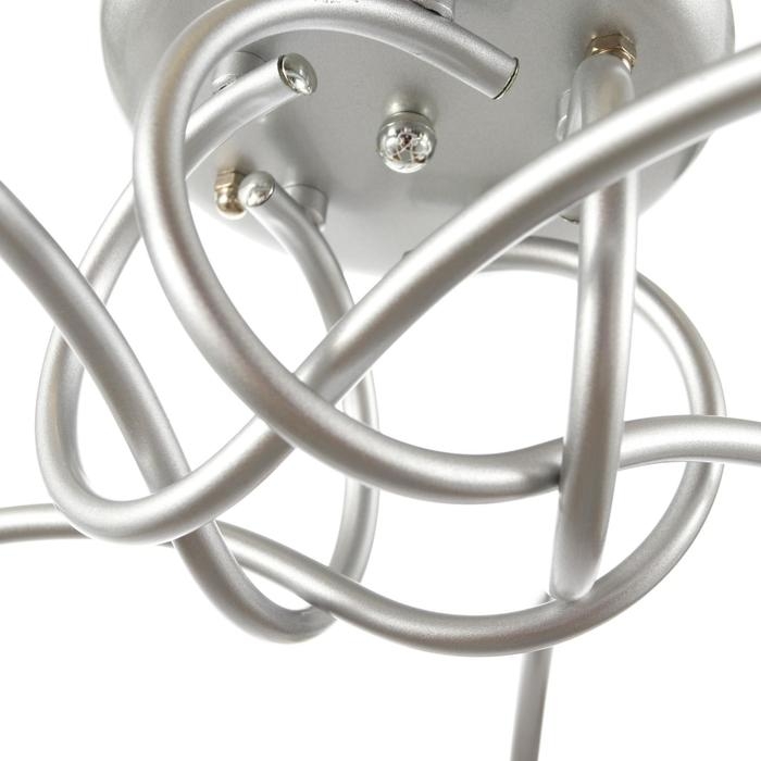 Люстра 1085/5SL 40Вт Е27 серебро 60х60х24 см BayerLux