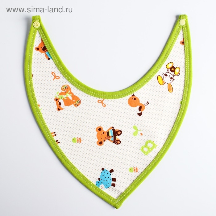 Нагрудник-бандана/слюнявчик для кормления непромокаемый на кнопке, для мальчика, МИКС Нагрудник-бандана/слюнявчик для кормления непромокаемый на кнопке, для мальчика, МИКС