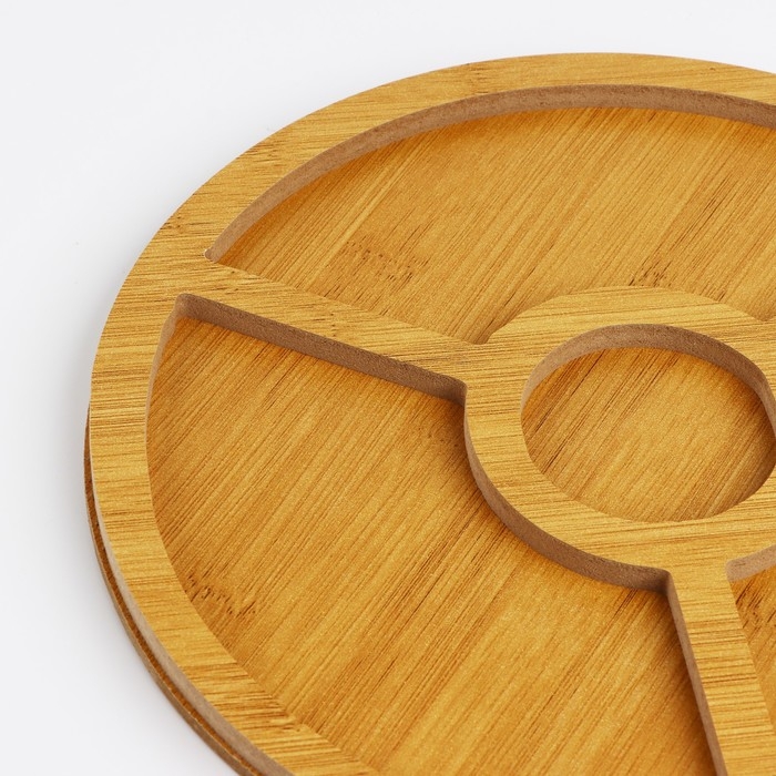 Менажница «Классика», 4 ячейки 25 см Менажница «Классика», 4 ячейки 25 см