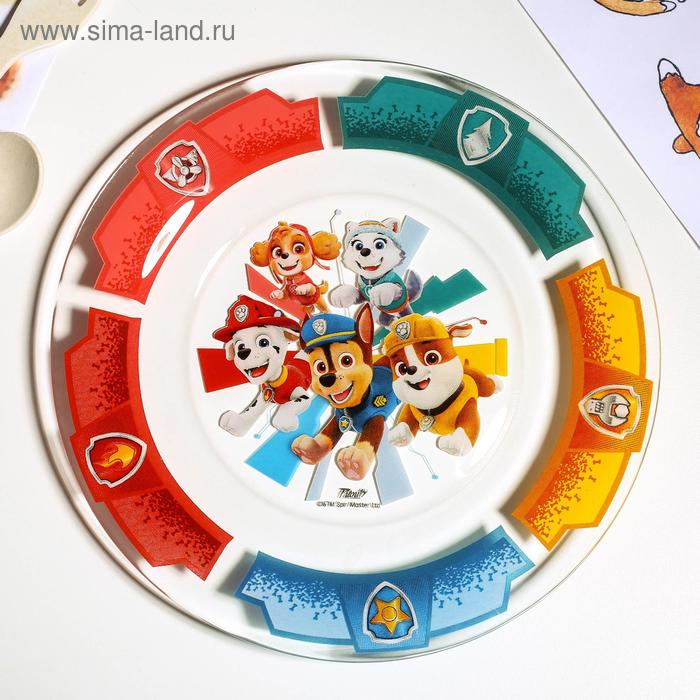 Набор посуды детский Priority «Щенячий патруль», 3 предмета: кружка 275 мл, салатник d=12,8 см, тарелка d=19,5 см Набор посуды детский Priority «Щенячий патруль», 3 предмета: кружка 275 мл, салатник d=12,8 см, тарелка d=19,5 см