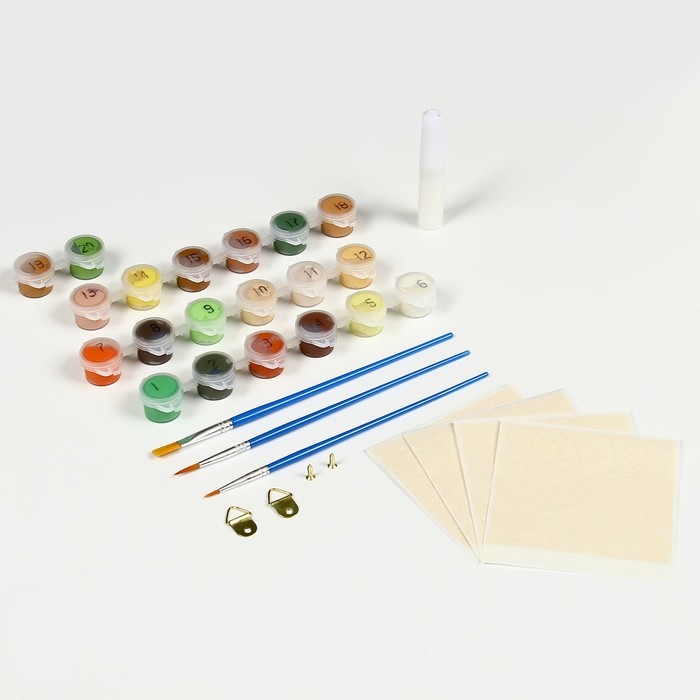 Картина по номерам на новый год на холсте с подрамником и поталью «Всё сбудется», 30 х 40 см Картина по номерам на новый год на холсте с подрамником и поталью «Всё сбудется», 30 х 40 см