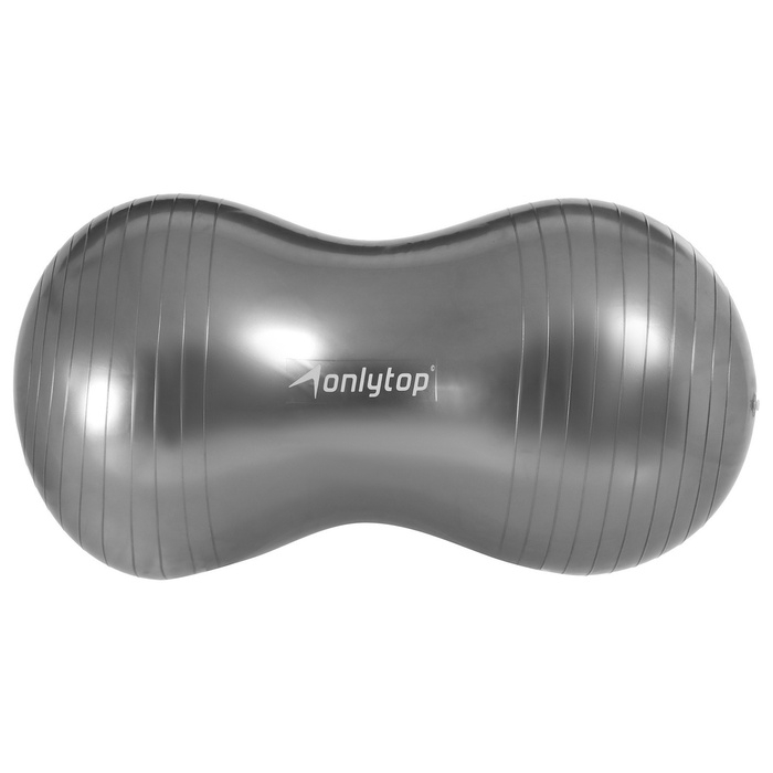 Фитбол овальный ONLYTOP, 77х40х40 см, 900 г, цвета МИКС Фитбол овальный ONLYTOP, 77х40х40 см, 900 г, цвета МИКС