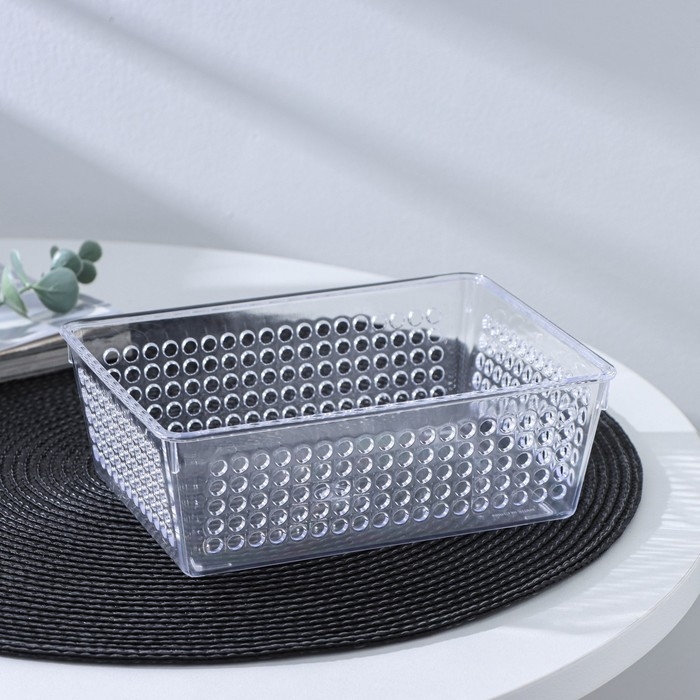 Корзина для мелочей, пластик, 18×13×6 см, Корзина для мелочей, пластик, 18×13×6 см,