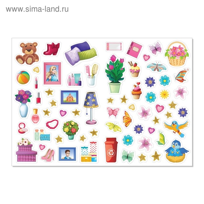 Наклейки «Наряди куколку. Лучшие подружки», 12 стр. Наклейки «Наряди куколку. Лучшие подружки», 12 стр.