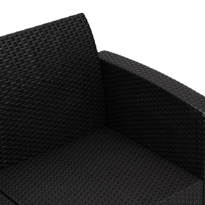 Диван садовый Бора 2-х местный 104 х 66 х 76 см, антрацит Диван садовый Бора 2-х местный 104 х 66 х 76 см, антрацит