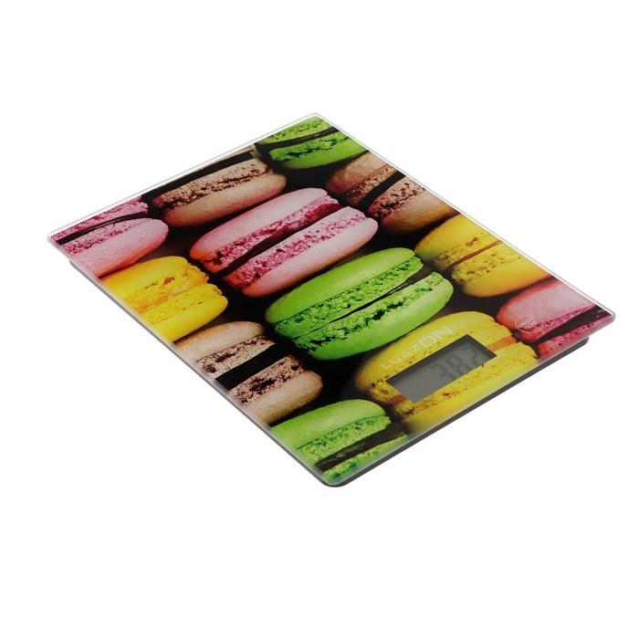 Весы кухонные Luazon LVK-702  Весы кухонные Luazon LVK-702 "Макаруны", электронные, до 7 кг